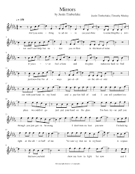 Aren't you somethin' to admire? Mirrors Justin Timberlake Sheet Music For Piano Solo Musescore Com