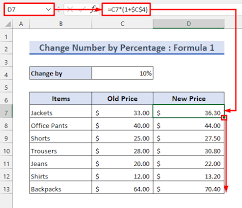 add 10 percent to a number in excel