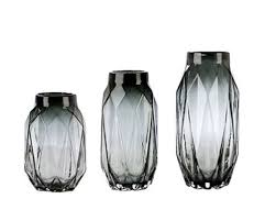 Black Smoked Glass Vase Best Modern