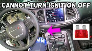 dodge challenger cannot turn ignition