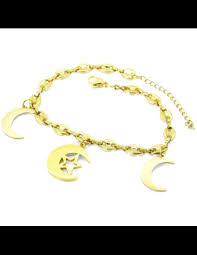 women s bracelet crescent moon star