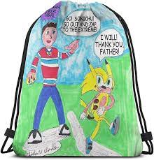 Amazon.com | Sonichu #0 Cover Waterproof Foldable Sport Sackpack Gym Bag  Sack Drawstring Backpack | Drawstring Bags