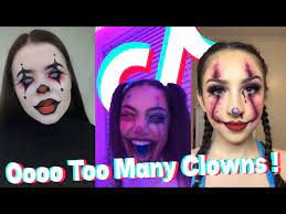 tiktok crazy makeup compilation clown