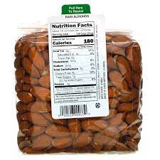 raw almonds 16 oz 454 g bergin