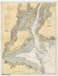 New York Harbor Map 1936
