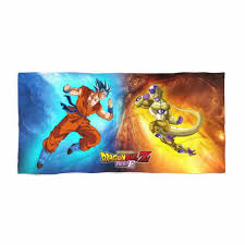 Super sayian goku on namek: Dragon Ball Resurrection F Goku Vs Frieza Poster Beach Towel Saiyan Stuff