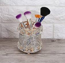 2 pack crystal makeup brush jar makeup