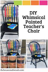 Diy Whimsical Painted Teacher S Chair