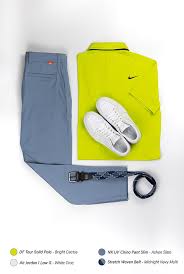 nike golf bright cactus yellow outfit