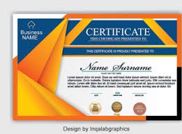 certificate design templates cdr file