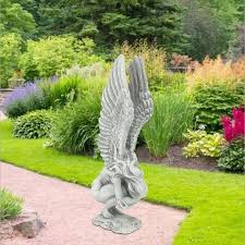 garden decorations angel memorial and