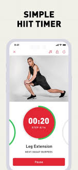 hiit workouts timer on the app