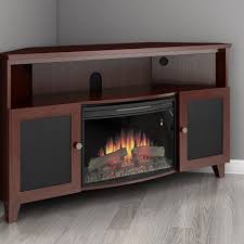 Patiofestival fireplace tv stand electric fire place heaters entertainment center corner tv console with fireplaces for tvs up to 42 wide 3.7 out of 5 stars 11 $289.99 $ 289. Furnitech 61 Ft61sccfb Corner Electric Fireplace Tv Stand Dark Cherry World Wide Stereo