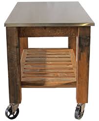 Redwood Potting Table Rolling Cart