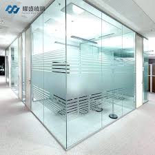 Interior Office Partitions Tempered