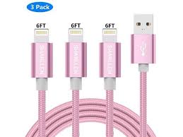 I like the place to put my apple watch to charge but the phone charger section needs improvements. Iphone Charging Cable 6 6 6ft Mfi Certified Nylon Braided Lightning Cables Fast Usb Charging Syncing Cord Compatible Iphone Charger Xs Max Xr X 8p 8 7 7p 6 Ipad Ipod 3 Pack Rose Gold 6ft Pro Sound Newegg Com