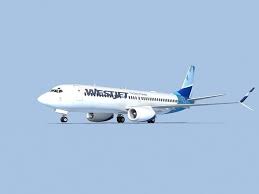 boeing 737 800 max westjet 3d model