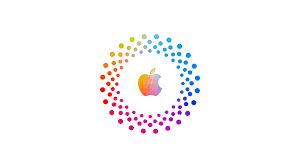 apple white logo circle 5k wallpaper hd