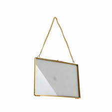 Metal Glass Double Sided Hanging