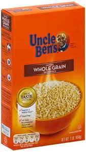 uncle bens whole grain natural brown