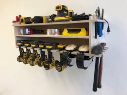 power tool storage tool holder wall