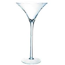 Glass Martini Vase Florist Sundries