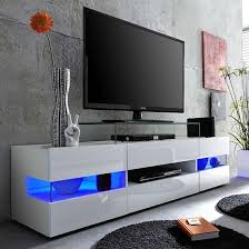 kirsten wooden tv stand in white high