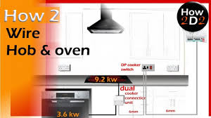 Having drawn up an outline of what cupboards we are going to have, i have knocked together an outline of the electrics needed. How To Wire Oven Hob Diversity On A Cooker Circuit Wiring Diagram Youtube