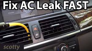 how to find car ac leaks fast you