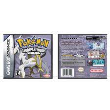 Amazon.com: Pokémon Light Platinum | Gameboy Advance - Game Case Only :  Handmade Products