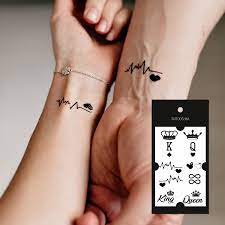 Ensemble de tatouage temporaire paire de tatouage Tatouage - Etsy France