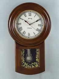 Wooden Pendulum Roman Wall Clock Size