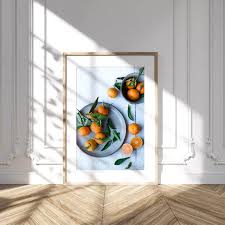 Kitchen Wall Decor Orange Fruit Photo