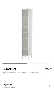 Ikea LillÅngen High Bathroom Cabinet