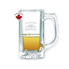 Beer Etched Glass Steins Customized