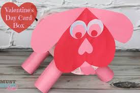 These gorgeous valentine's day cards are so easy to make, anyone can impress loved ones with a homemade valentine. Diy Valentine S Day Puppy Card Box Tutorial Must Have Mom