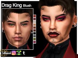 the sims resource drag king blush