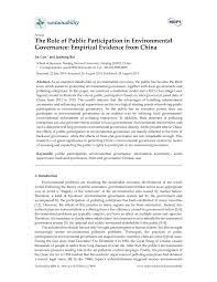 environmental governance