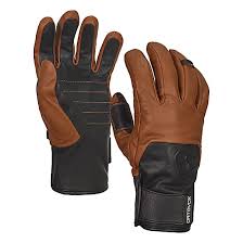 Ortovox Swisswool Leather Glove Brown Fast And Cheap