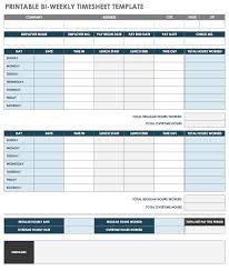 17 free timesheet and time card