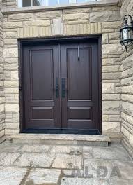 Black Door Handles Fiberglass Door