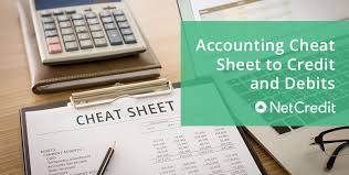 Accounting Cheat Sheet To Credit And