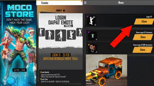 New emote in free fire topup event. New Moco Store Event In Free Fire And Reward Emote Login 10login Net