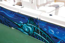 Cruising boats that have been fully wrapped in vinyl include a swan bought new that the owner wanted tim says: All About Vinyl Wrapping Your Boat Power Motoryacht