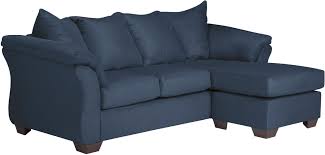darcy sofa chaise in blue by ashley