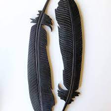 Rimu Tui Feather Wall Art Felt