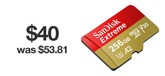The sandisk is rated at maximum 170/90 read/write in mb/s versus the samsung evo plus at 100/90. One Day Deal Sandisk Extreme 256gb Microsd Card For 40 25 Off