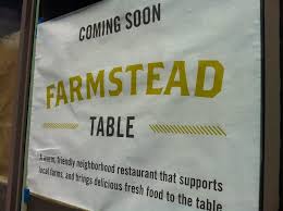 farmstead table in newton centre