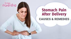 post pregnancy stomach pain causes