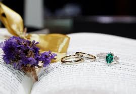 wedding bands and enement rings